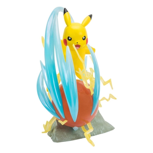 Pokémon - Statuette 25e Pokémon anniversaire lumineuse Deluxe Pikachu 33 cm