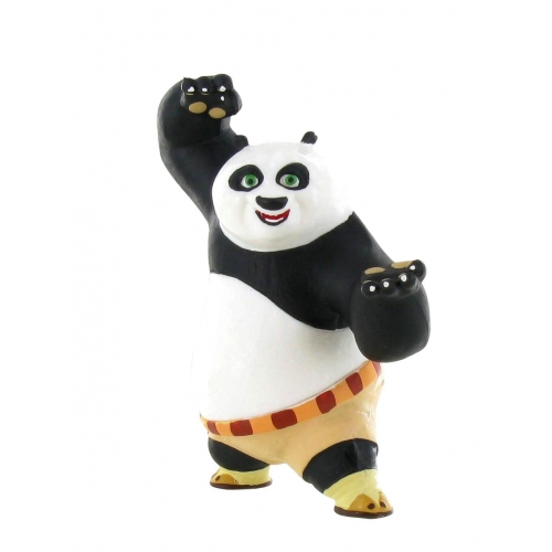 Kung Fu Panda - Mini figurine Po Attack 8 cm