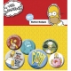 Simpsons - Pack 6 badges Homer