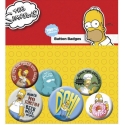 Simpsons - Pack 6 badges Homer