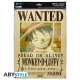 One Piece - Plaque métal Luffy Wanted New World (28x38)