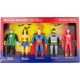 Justice League - Pack 5 figurines flexibles 13 cm