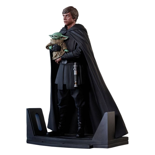 Star Wars : The Mandalorian - Statuette Premier Collection 1/7 Luke Skywalker & Grogu 25 cm